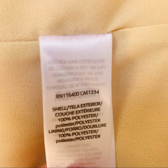 ⭐️Ella Moon Yellow Ruffled Dress Medium - Picture 8 of 8